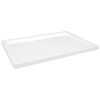 vidaXL Shower Base Tray with Dots White 70x100x4 cm ABS