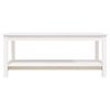 vidaXL Coffee Table White 110x55x45 cm Solid Wood Pine