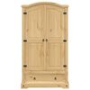 vidaXL Wardrobe Corona 102x52x186 cm Solid Wood Pine