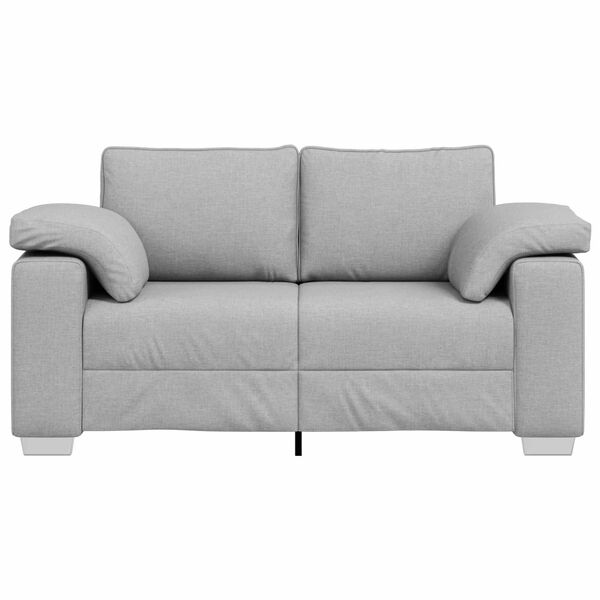 vidaXL Sofa Cloud Grey 160 x 77 x 82 cm Fabric