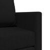 vidaXL Folding Sofa Bed Black 112 x 60 x 55 cm Fabric