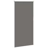 vidaXL Roller Blind Blackout Grey 65x175 cm Fabric Width 60.7 cm Polyester