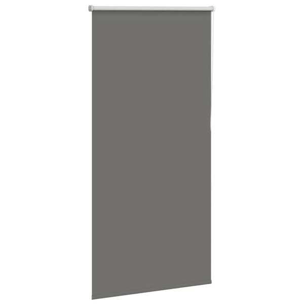 vidaXL Roller Blind Blackout Grey 65x175 cm Fabric Width 60.7 cm Polyester