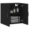 vidaXL Wall Cabinet Black 60x31x60 cm Engineered Wood