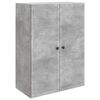 vidaXL Wall-Mounted Cabinet Concrete Grey 66 x 34.5 x 90 cm