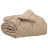 vidaXL Full Year Duvet Taupe 200 x 135 cm Microfiber