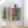 vidaXL Hanging Cabinet Concrete Grey 69,5x34x90 cm Engineered Wood