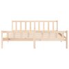 vidaXL Bed Frame without Mattress Solid Wood 160x200 cm