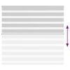 vidaXL Zebra Blind Light Grey 160x100 cm Fabric Width 155.9 cm Polyester