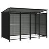 vidaXL Outdoor Dog Kennel 253x133x164 cm