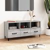 vidaXL TV Cabinet Grey Sonoma 102x35x50 cm Engineered Wood