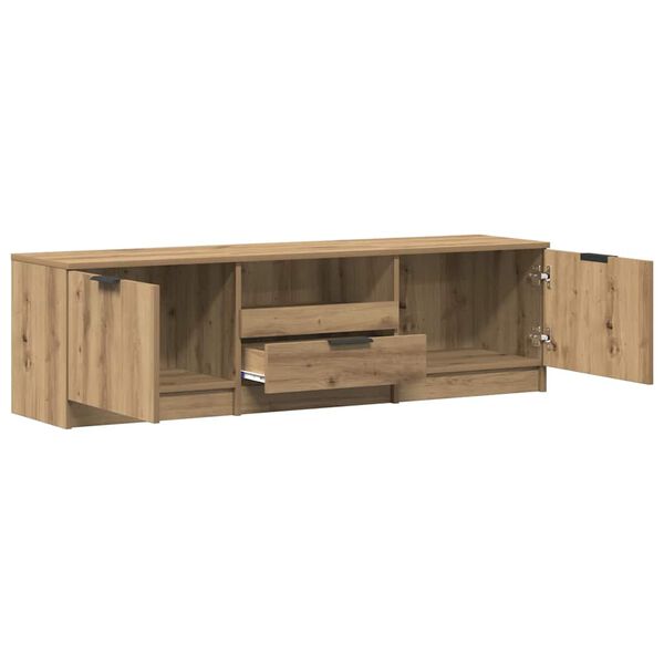 vidaXL TV Cabinet Artisan Oak 140x35x40 cm Engineered Wood