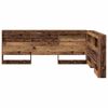 vidaXL Storage Headboard with Shelf Old Wood 135 cm Engineered Wood