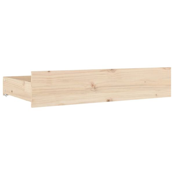 vidaXL Bed Drawers 4 pcs Solid Wood Pine