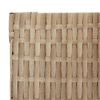 vidaXL Room Divider 4 Panels Beige Poly Rattan
