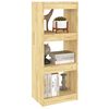 vidaXL Book Cabinet/Room Divider 40x30x103.5 cm Solid Pinewood