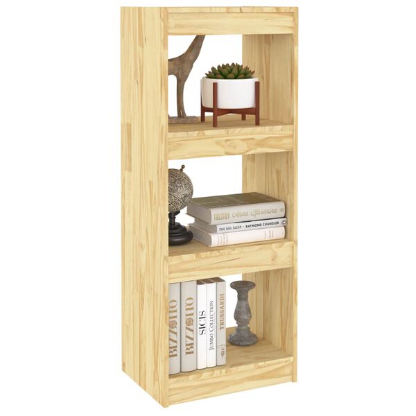 vidaXL Book Cabinet/Room Divider 40x30x103.5 cm Solid Pinewood