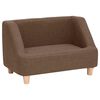 vidaXL Dog Sofa Brown 60x37x39 cm Linen