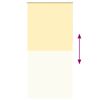 vidaXL Roller Blind Blackout Yellow 95x230 cm Fabric Width 90.7 cm Polyester