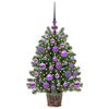 vidaXL Artificial Christmas Tree with 150 LEDs Green 75 cm PE and PVC