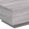 vidaXL Coffee Table Grey Sonoma 55x55x31 cm Engineered Wood