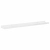 vidaXL Wall Shelves 2 pcs High Gloss White 80x9x3 cm