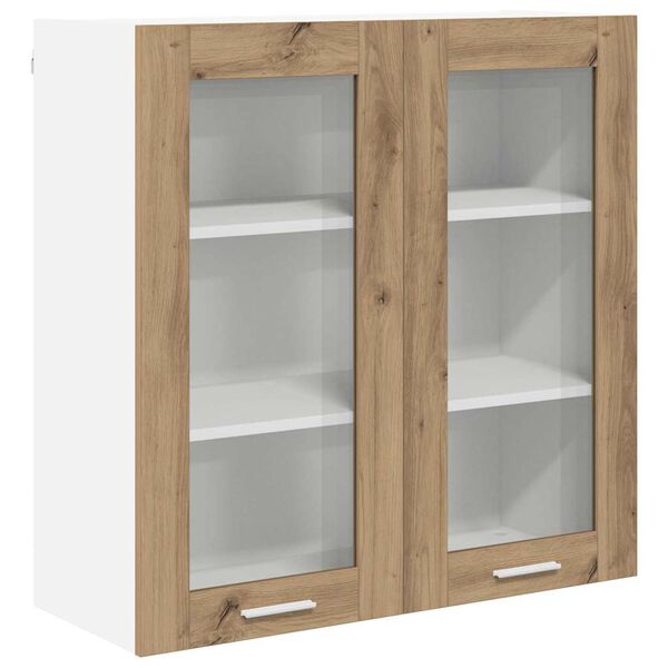 vidaXL Hanging Cabinet Artisan Oak 80 x 31 x 80 cm Engineered Wood