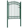 vidaXL Fence gates EMMEN 104 x 109.5 cm Lockable Powder-coated steel