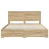 vidaXL Bed Frame with Drawer Sonoma Oak 180 x 200 cm Engineered Wood