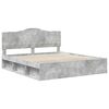 vidaXL Bed Frame with Headboard Concerte 200 x 200 cm Solid Pine Wood