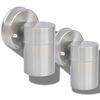 vidaXL Outdoor LED Wall Lights 2 pcs Stainless Steel Downwards