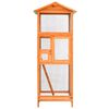 vidaXL Bird Cage 68x62x166 cm Solid Firwood