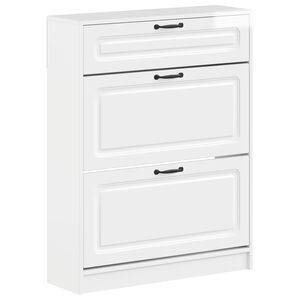 vidaXL Shoe Cabinet UTRECHT 78 x 24 x 100 cm Engineered Wood