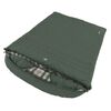Outwell Double Sleeping Bag "Camper Lux" Forest Green