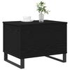 vidaXL Coffee Table Black Oak 60 x 44.5 x 45 cm