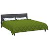 vidaXL Winter Duvet Green 240 x 260 cm Microfiber