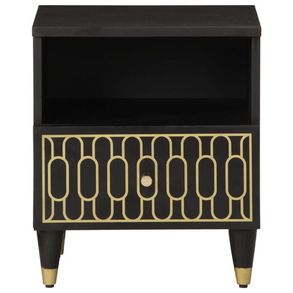 vidaXL Bedside Cabinet 40x33x46 cm Solid Wood Mango