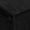 vidaXL End Table Black Oak 30.5 x 30 x 45 cm Engineered Wood