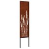 vidaXL Garden Privacy Screen Rusty 32 x 140 cm Weathering steel