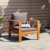vidaXL Garden Chair with Cushions Solid Wood Acacia