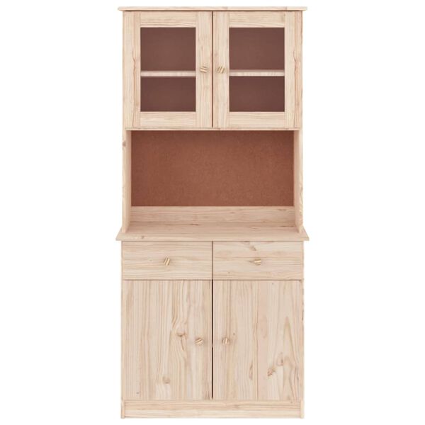 vidaXL Highboard ALTA 77x35x165 cm Solid Wood Pine