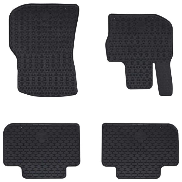 vidaXL Car Mat 4 pcs Black suitable for BMW X3, X4 4D Aft TPE