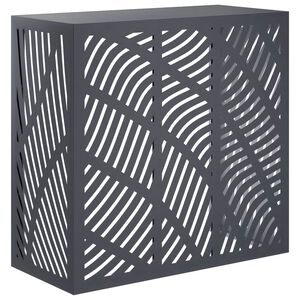 vidaXL Air Conditioner Cover Anthracite 110 x 50 x 105 cm Steel