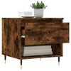vidaXL Coffee Table Smoked Oak 50x46x50 cm Engineered Wood