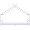 vidaXL Kids Bed Frame White Solid Pine Wood 90x200 cm