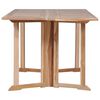 vidaXL 7 Piece Folding Outdoor Dining Set Solid Teak Wood