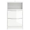 vidaXL Bedside Tables 2 pcs High Gloss White 40 x 30 x 467 cm