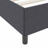 vidaXL Bed Frame with Mattress Dark Grey 140 x 200 cm Fabric