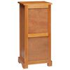 vidaXL Chest of Drawers Natural 45 x 35 x 100.5 cm Solid Mahogany Wood