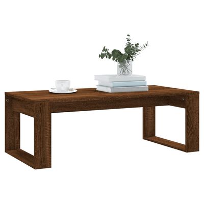 vidaXL Coffee Table Brown Oak 102x50x35 cm Engineered Wood